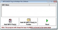 MP3 Edit ID3 Tags In Multiple Files Software screenshot